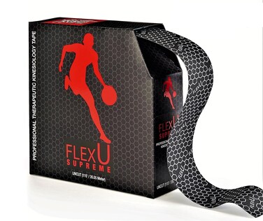 FlexU Kinesiology Tape Bulk Pack Continuous Black