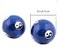 XMHF Cloisonne YinYang Chinese Meditation Baoding Healthy Exercise Ball Blue 2Pcs