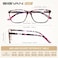 SIGVAN Ladies Reading Glasses Blue Light Blocking Spring Hinge Fashion Pattern Print Eyeglasses for Women multicolour 400