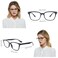 CLASAGA Progressive Multifocus Reading Glasses for Women Men Blue Light Blocking Multifocal Computer Readers Eyeglasses 4 mix 20 x