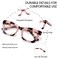 FSRTEP Stylish Readers for Women 3 Pack Reading Glasses with Blue Light Blocking and Spring Hinge 30