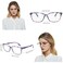 CLASAGA Progressive Multifocus Reading Glasses for Women Pattern Print Blue Light Block Stylish Ladies Computer Readers pattern design 20 x