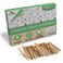 Mobi Lock 1000Pcs Bamboo Toothpicks Double Pointed Appetizer Cocktail Sticks