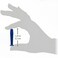 DMV Ultra Contact Lens Remover Tool Applicator Made in USA 6 Pack Cobalt