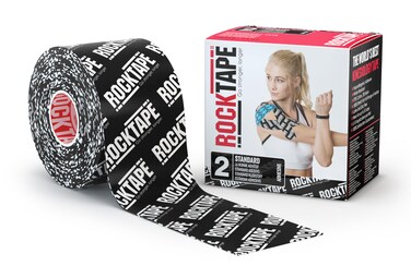RockTape Black Logo 2 x 164 5cmx5m
