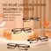 TERAISE Anti UV Reading Glasses 4 Pairs Blue Light Blocking Reader Womens Mens 150X