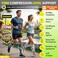 BLITZU Calf Compression Sleeves Footless Compression Socks for Men Women