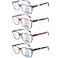 CLASAGA Progressive Multifocus Reading Glasses for WomenBlue Light Blocking Spring Hinge Fashion Pattern Print Computer Readers pattern design5 20 x