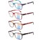 CLASAGA Progressive Multifocus Reading Glasses for WomenBlue Light Blocking Spring Hinge Fashion Pattern Print Computer Readers pattern design5 20 x