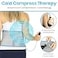 Vive Back Ice Pack for Lower Back Pain Relief with Strap Large Wearable Gel Ice Pack Wrap Reusable for Injuries Inflatable Lumbar Compression Cold Pad Brace Ice Belt for Bulging Disc Sciatica
