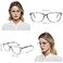 CLASAGA Progressive Multifocus Reading Glasses for Women Pattern Print Blue Light Block Stylish Ladies Computer Readers pattern design2 20 x