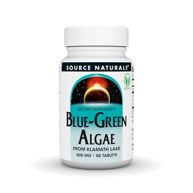 Source Naturals BlueGreen Algae from Klamath Lake 500 mg 50 Tablets