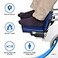 NYOrtho Wheelchair FootRest Extender Elevating Pad Leg Cushion Protector Secures Easily with QuickRelease Strap Seat Widths 16 20 1 Foot Platform