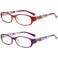 RaoOG Women Reading Glasses with Blue Light Blocking and Case 2 Pack175X