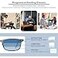 Skyoak Superior Extremely Light Progressive Multifocus Reading Glasses Men Aluminum Arm TR90 Frame Blue Light Blocking Multifocal Computer Readers Spring Hinge No Line for MidNear Range approx 3ft
