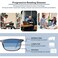 Skyoak Superior Extremely Light Progressive Multifocus Reading Glasses Men Aluminum Arm TR90 Frame Blue Light Blocking Multifocal Computer Readers Spring Hinge No Line for MidNear Range approx 3ft