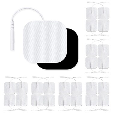 Lanieney 24 Pack 2X2 Large TENS Unit Electrode Pads White