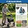 WALK MATE Rollator Walker for Seniors with Seat Lightweight Foldable