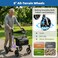 WALK MATE Rollator Walker for Seniors with Seat Lightweight Foldable