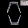 QYAJS Plate Glasses Frame Eyeglass Saddle Bridge Nose Pads TR Embedded Bracket