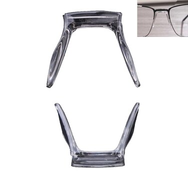 QYAJS Plate Glasses Frame Eyeglass Saddle Bridge Nose Pads TR Embedded Bracket