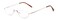 Readers The Lynwood Unisex Half Moon Half Frame 250 Gold