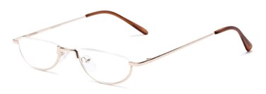 Readers The Lynwood Unisex Half Moon Half Frame 250 Gold