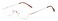 Readers The Lynwood Unisex Half Moon Half Frame 250 Gold