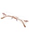 TERAISE Trendy Rimless Reading Glasses for Women Stylish Blue Light Blocking Computer Reader Clear Lens Comfortable and Lightweight Frameless Presbyopia Eyeglasses15X