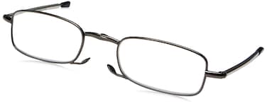 Foster Grant Gideon Fold Flat Reading Glasses BlackTransparent 64 mm 200