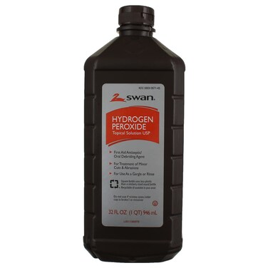 Hydrogen Peroxide Swan Topical 32 Ounces 4 Pack EGFB