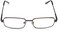 Foster Grant Mens Axton Rectangular Reading Glasses Satin BrownTransparent 59 mm 275