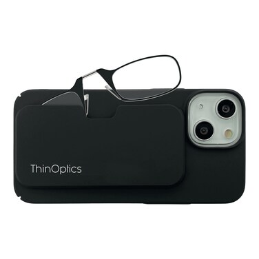 ThinOptics Slimline Rectangular Reading iPhone 15 Plus CaseBlack Glasses 44 mm 2