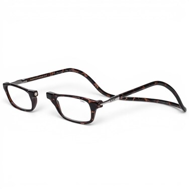 Clic Adjustable Front Connect Reader 250 Strength Tortoise Frame