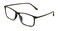 V.W.E. VWE TR90 w Flexible Titanium B Rectangle Reading Glasses AR AntiReflective Coating Computer Matte Black Medium