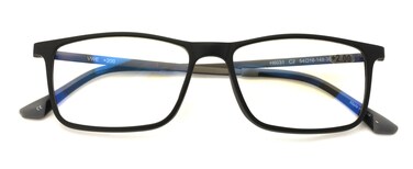 V.W.E. VWE TR90 w Flexible Titanium B Rectangle Reading Glasses AR AntiReflective Coating Computer Matte Black Medium