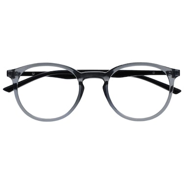 OPULIZE MET Blue Light Blocking Reading Glasses for Women Men Slim Round Frame with Scratch Resistant and Spring Hinges Computer Glasses with AntiReflective Grey 2 Pack of 1