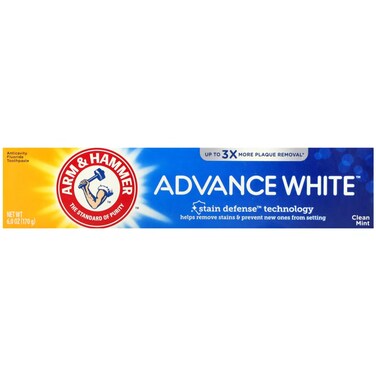 ArmARM HAMMER Advanced White Extreme Whitening Toothpaste MultiPack Clean Mint Fluoride Toothpaste Pack of 12