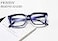 FEISEDY Retro Square Blue Light Blocking Reading Glasses Anti Glare Digital Eyestrain Reader B2479 Blue 250x