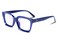 FEISEDY Retro Square Blue Light Blocking Reading Glasses Anti Glare Digital Eyestrain Reader B2479 Blue 250x