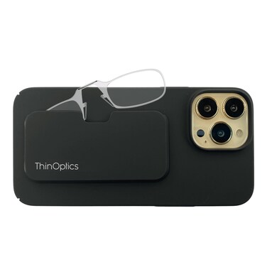 ThinOptics Slimline Rectangular Reading iPhone 15 Pro Max CaseClear Glasses 44 mm 2