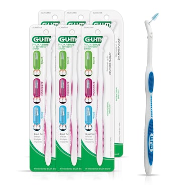 GUM Proxabrush Permanent Handle Refills 6 Pack