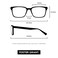 Foster Grant Womens Kendall 2Pack Square Reading Glasses Tortoise 175