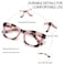 FSRTEP Stylish Readers for Women 3 Pack Reading Glasses with Blue Light Blocking and Spring Hinge 175