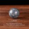 Brass Statu Marble 14in Chinese Exercise Baoding Balls Dark Grey