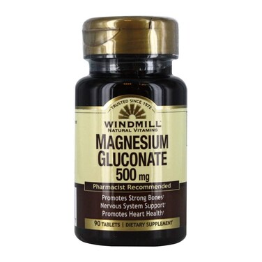 Windmill Magnesium GLUCONATE 500MG 90Tablets