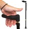 RMS Left Hand Walking Cane with Palm Grip Orthopedic Handle
