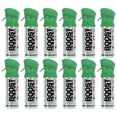 Boost Oxygen Pocket Size Natural 3L Canister 12 Pack