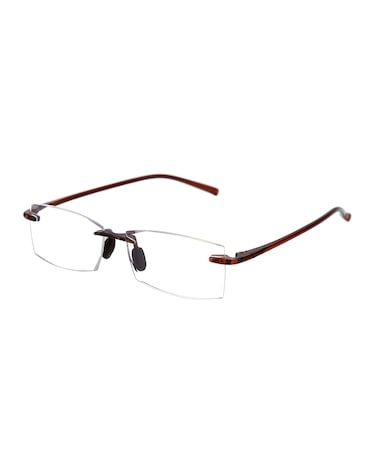 TERAISE Rimless Reading Glasses Comfortable Lightweight Frameless Reader 1 Pack Men and Women Blue Light Blocking Computer Eyeglasses25X