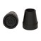 PCP Replacement Cane Tips 34 inch 19 cm diameter Black Two Tips